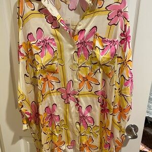 Brand new Anthropologie corey lynn calter blouse floral shirt size s retail $178